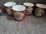 Set van 4 Vintage Mokken, Ophalen, Zo goed als nieuw