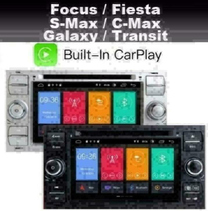 Ford Smax Fusion Fiesta Focus navigatie android 10 dab+ wifi, Auto diversen, Autoradio's, Ophalen of Verzenden