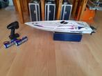 Razend snelle Twin Storm 800 powerboat RTR, Hobby en Vrije tijd, Modelbouw | Boten en Schepen, Ophalen, Zo goed als nieuw, Groter dan 1:32
