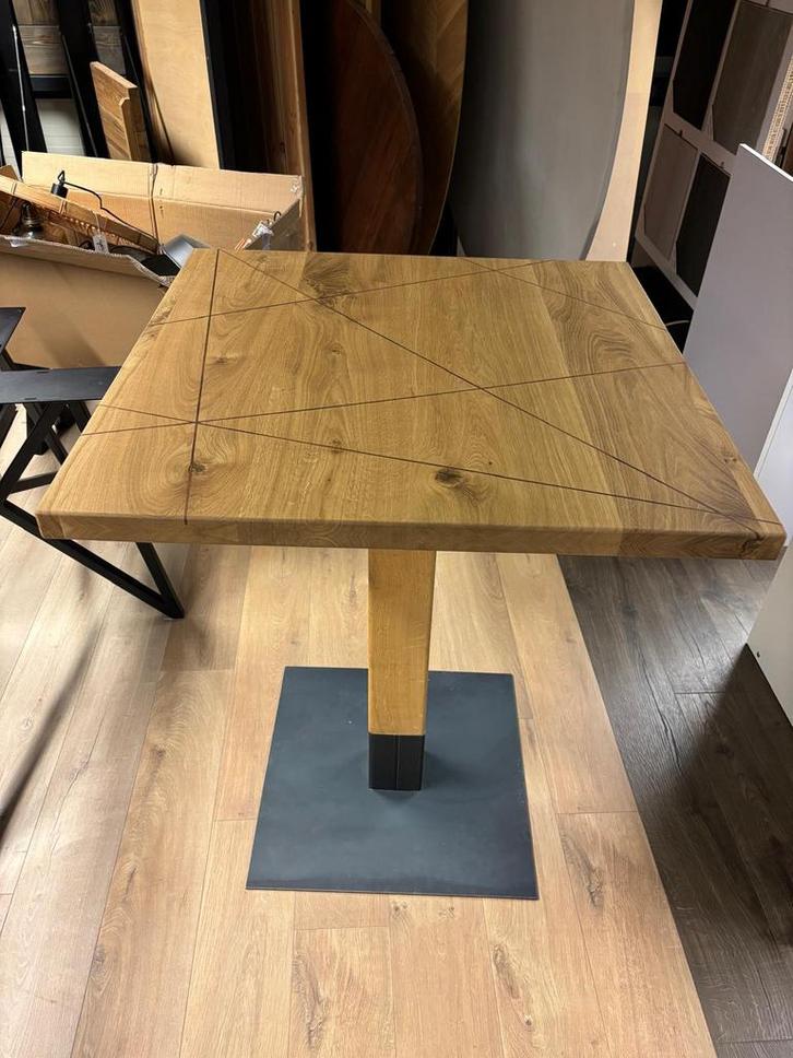 Unieke eiken statafel, Huis en Inrichting, Tafels | Statafels, Nieuw, Ophalen