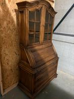 Engelse eiken secretaire met vitrinekast – Castle Furniture, Huis en Inrichting, Kasten | Secretaires, Ophalen