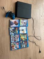 PlayStation 4 met games en controller, Ophalen, Gebruikt, Met 1 controller, Met games