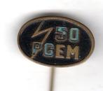 Speldje PGEM 50 JAAR Provinciale Gelderse Energie Maatschapp, Ophalen of Verzenden, Gebruikt, Overige onderwerpen