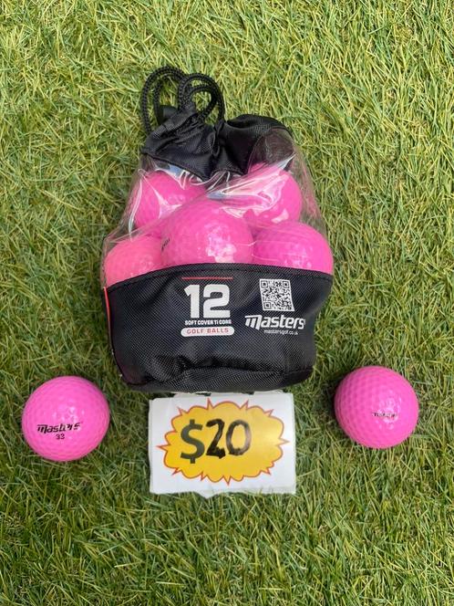 Masters licht roze golfballen, Sport en Fitness, Golf, Nieuw, Bal(len), Overige merken, Ophalen of Verzenden