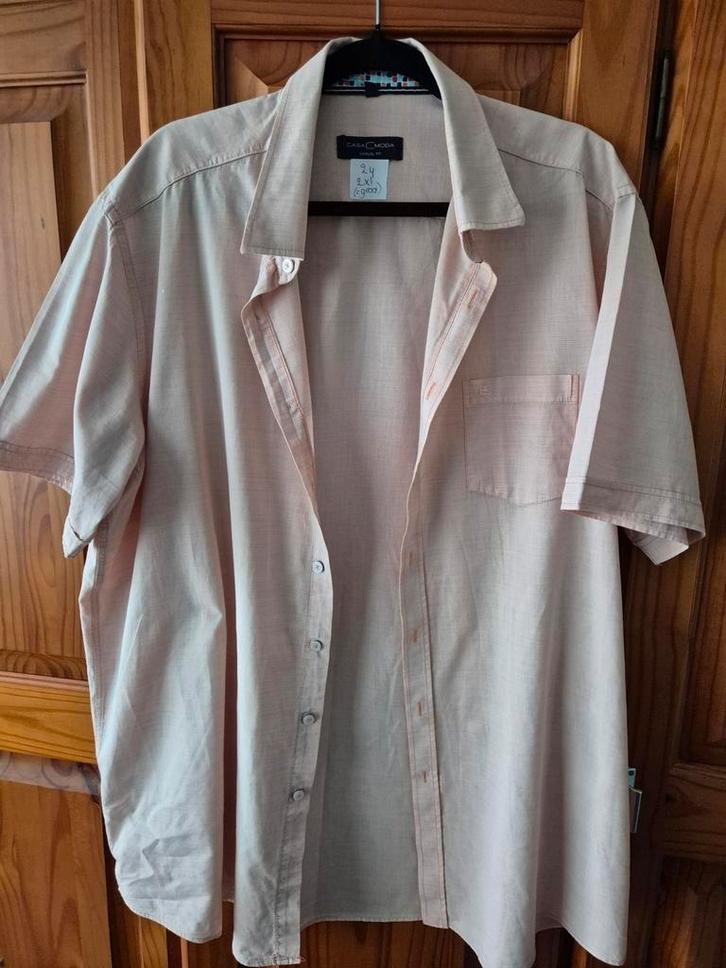 Overhemd korte mouw,  24 van 26, 2 xl maar valt groot., Kleding | Heren, Grote Maten, Zo goed als nieuw, Ophalen of Verzenden