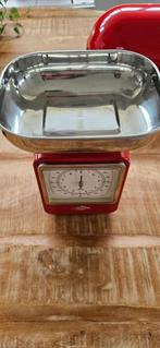 Analoge keukenweegschaal Wesco kleur rood, Ophalen, Keukenweegschaal, Gebruikt, Minder dan 10 kg