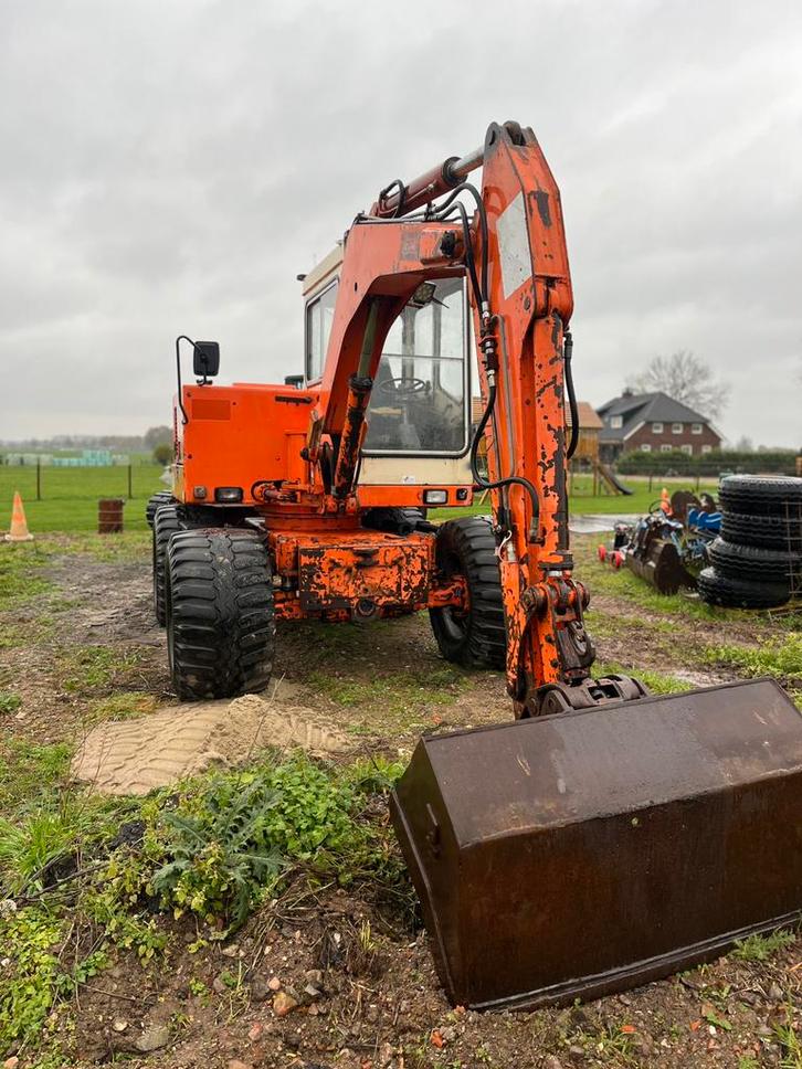 Scheaff hml20 mobiele 6 tonner, 1997, Zakelijke goederen, Machines en Bouw | Kranen en Graafmachines, Graafmachine, Ophalen
