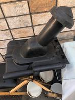 Zwarte Dakdoorvoer Dakpan - Kunststof, Kunststof, Zwart, Ophalen of Verzenden, Zo goed als nieuw