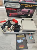 NES action set CIB, Spelcomputers en Games, Spelcomputers | Nintendo NES, Met 1 controller, Ophalen of Verzenden, Zo goed als nieuw