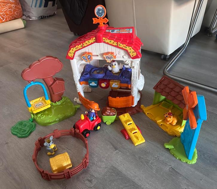 Vtech vrolijke kinderboerderij, Kinderen en Baby's, Speelgoed | Vtech, Zo goed als nieuw, Ophalen