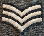 Sergeant chevron/mouwrang., Embleem of Badge, Overige gebieden, Ophalen of Verzenden, Landmacht