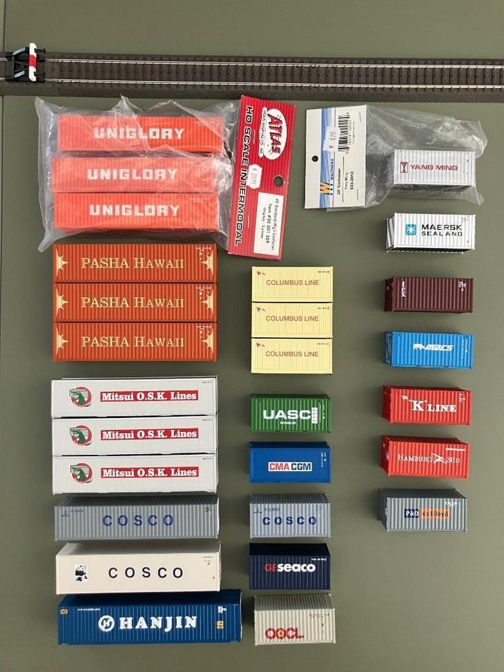 Märklin H0 / Diverse losse containers, Hobby en Vrije tijd, Modeltreinen | H0, Nieuw, Overige typen, Wisselstroom, Märklin, Ophalen of Verzenden
