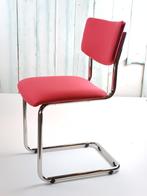 Vintage eetkamerstoel in Gispen stijl, Huis en Inrichting, Ophalen, Metaal, Gebruikt, Gispen