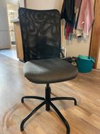 Zwarte bureaustoel, Huis en Inrichting, Bureaustoelen, Ophalen, Gebruikt, Zwart, Bureaustoel