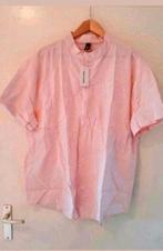 Ouku heren overhemd maat 3XL. Okselmaat 88 cm. Nieuw, Ophalen of Verzenden, Nieuw, Roze, Overhemd