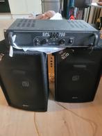 Versterker met Skytec SL10 Speakers, Audio, Tv en Foto, Luidsprekers, Overige merken, Gebruikt, Ophalen of Verzenden, 120 watt of meer