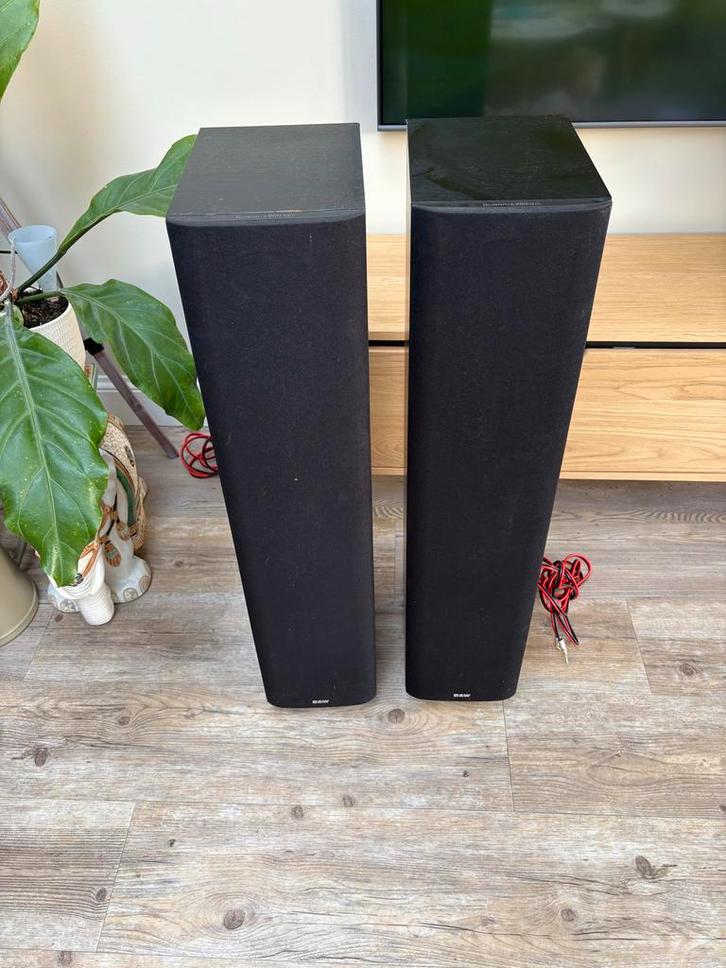 Bowers & Wilkins DM603 S3 Speakers, Audio, Tv en Foto, Luidsprekers, Gebruikt, Front, Rear of Stereo speakers, 120 watt of meer