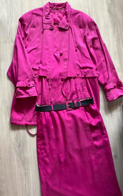 Roze set pak van goldix met jasje en rok maat 40, Kleding | Dames, Jasjes, Kostuums en Pakken, Zo goed als nieuw, Kostuum of Pak