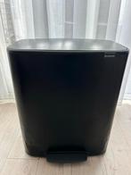Brabantia Bo Touch Bin Prullenbak 60L- Zwart., Huis en Inrichting, Gebruikt, Met pedaal, 50 tot 75 cm, 40 liter of meer