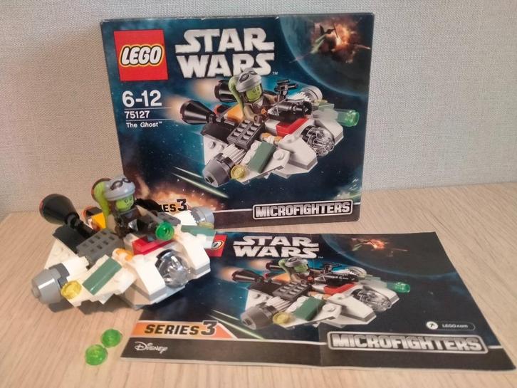 Lego 75127 Star Wars The Ghost Microfighter Series 3, Kinderen en Baby's, Speelgoed | Duplo en Lego, Zo goed als nieuw, Lego, Complete set