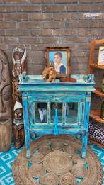India/Ibiza/Vitrinekastje/Drankkastje/Theekastje, Antiek en Kunst, Curiosa en Brocante, Ophalen