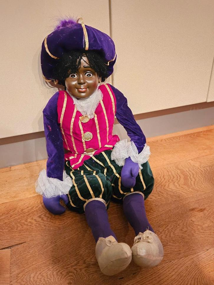 Etalage zwarte piet V & D  winkelmateriaal, Diversen, Sinterklaas, Gebruikt, Ophalen of Verzenden