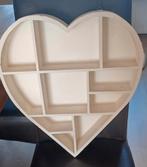 houten hart letterbak, Ophalen, Gebruikt