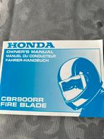Honda fireblade handleiding, Motoren, Ophalen of Verzenden, Honda
