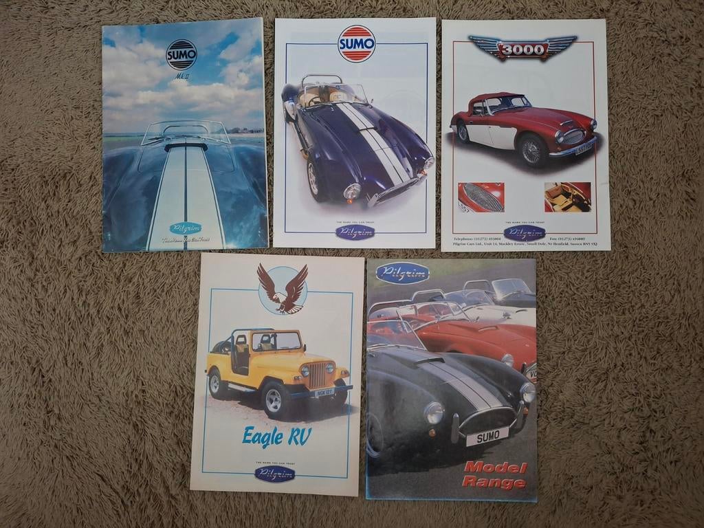 3x autofolder Pilgrim, Boeken, Verzenden, Zo goed als nieuw, Overige merken
