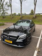 Mercedes-Benz C-Klasse 9G-TRONIC 2019 Zwart, Auto's, Mercedes-Benz, Zwart, 4 cilinders, Zwart, Particulier