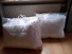 2 stuks 1 persoonsdekbed 140x200 zgan, Ophalen, Eenpersoons, Wit, Deken of Dekbed