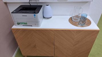 Mooie bruine Ikea Besta opberger kast - afbeelding 5