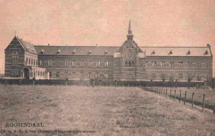 Roosendaal, Missiehuis (1906) 130921, Verzamelen, Ansichtkaarten | Nederland, Gelopen, Noord-Brabant, Voor 1920, Verzenden