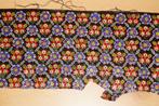 lap zwarte zijde met stipwerk; Staphorster klederdracht, Hobby en Vrije tijd, Stoffen en Lappen, Blauw, Nieuw, Ophalen of Verzenden