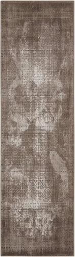 NIEUW! Vloerkleed Nourison Karma Ash KRM01 69x229cm €37.99, Overige kleuren, Rechthoekig, Nieuw, 200 cm of meer