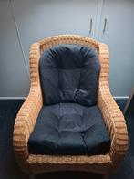 Stoel, Huis en Inrichting, Stoelen, Gebruikt, Bruin, Riet of Rotan, Ophalen of Verzenden