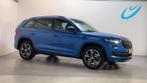 Skoda Kodiaq 1.5 TSI 150pk DSG Sportline Business 7p. Virtua, Auto's, 4 cilinders, Blauw, 7 stoelen, Origineel Nederlands