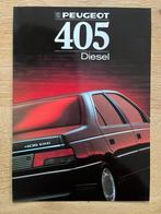 Autofolder/Brochure Peugeot 405 Diesel 1988, Ophalen of Verzenden, Nieuw, Peugeot