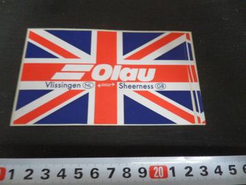 sticker Ferry  OLAU Vlissingen (NL)  Sheerness  (GB)  *  beschikbaar voor biedingen