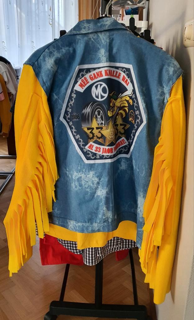 Carnaval Biker Jassen Heren - 16 stuks!, Kleding | Heren, Jassen | Zomer, Ophalen of Verzenden