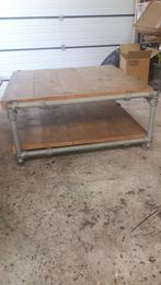 salontafel steigerhout, Ophalen, Gebruikt, 100 tot 150 cm, 50 tot 100 cm