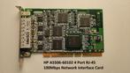 HP A5506-60102 4 Port RJ-45 100Mbps Network Interface Card, Verzenden, Gebruikt, Intern, HP/Foxconn