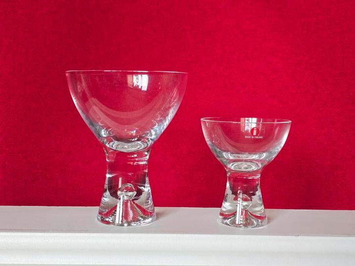 Set van 10 Iittala Tapio Wirkkala Glazen, Antiek en Kunst, Antiek | Glas en Kristal, Ophalen of Verzenden
