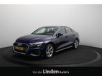 Audi A3 Limousine 30 TFSI S edition | Virtual Cockpit | Navi, Auto's, Audi, 65 €/maand, Blauw, Leder en Stof, 23 km/l
