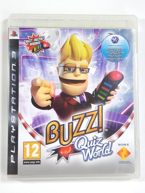 Buzz! Quiz World - PlayStation 3 - PS3 - PAL - Compleet, Spelcomputers en Games, Games | Sony PlayStation 3, Zo goed als nieuw