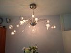 Hanglamp met dimmer, Huis en Inrichting, Lampen | Kroonluchters, Ophalen of Verzenden, Gebruikt, Glas