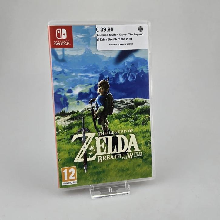 Nintendo Switch Game: The Legend of Zelda Breath of the Wild, Spelcomputers en Games, Spelcomputers | Nintendo Switch, Zo goed als nieuw