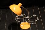Vintage Okergele Bureaulamp, Huis en Inrichting, Lampen | Tafellampen, Ophalen of Verzenden, Gebruikt, Metaal, Minder dan 50 cm