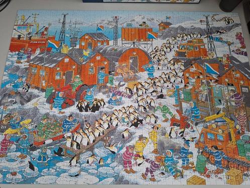 Van Haasteren  - Zuidpool Expeditie  - 1000 stukjes, Hobby en Vrije tijd, Denksport en Puzzels, Zo goed als nieuw, Legpuzzel, 500 t/m 1500 stukjes