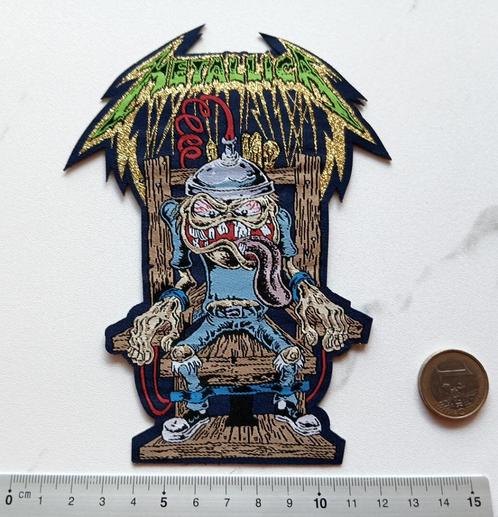 Metallica sparky limited edition patch met goud print, Verzamelen, Muziek, Artiesten en Beroemdheden, Nieuw, Kleding, Verzenden